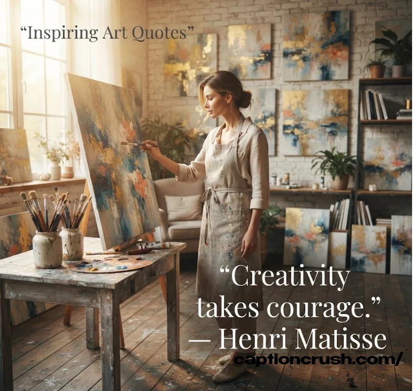 Inspiring Art Quotes and Captions for Instagram