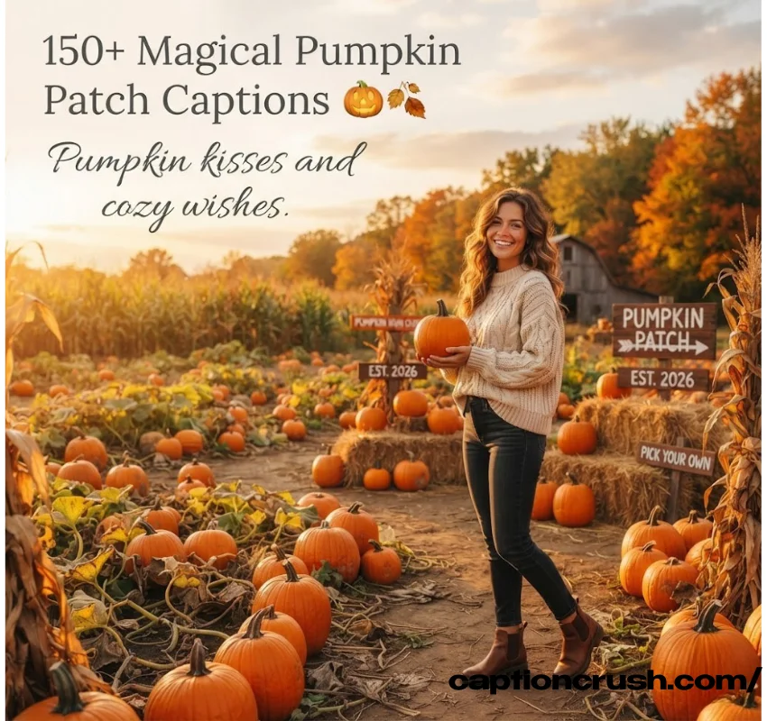 100+ Magical Pumpkin Patch Captions for Instagram (2026): Best Cute, Funny & Fall Ideas