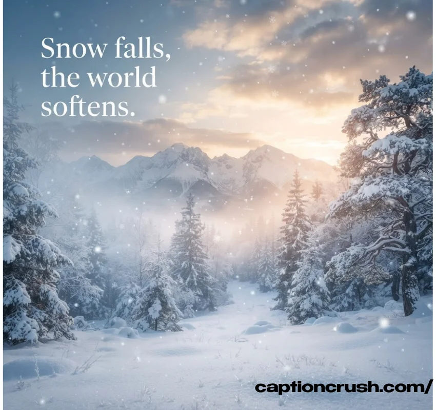 Magical Snow Quotes for Instagram