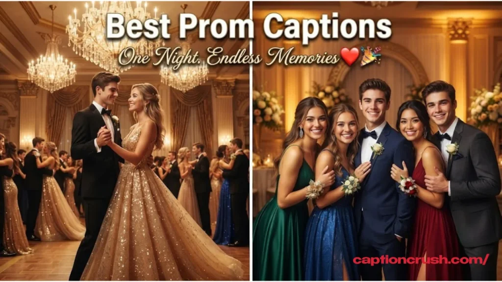 Prom Captions for Friends, Groups, and Couples