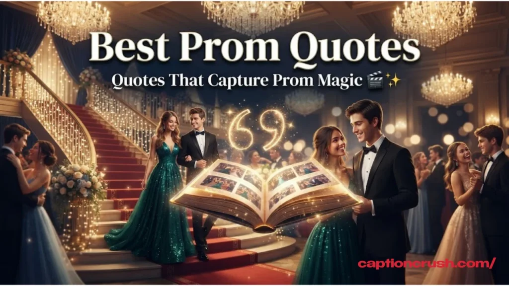 Prom Quotes from Movies, TV, and Books