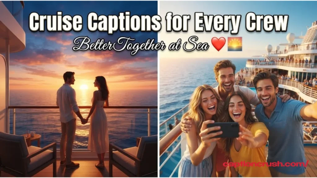 Romantic and Friend Group Cruise Captions for Instagram