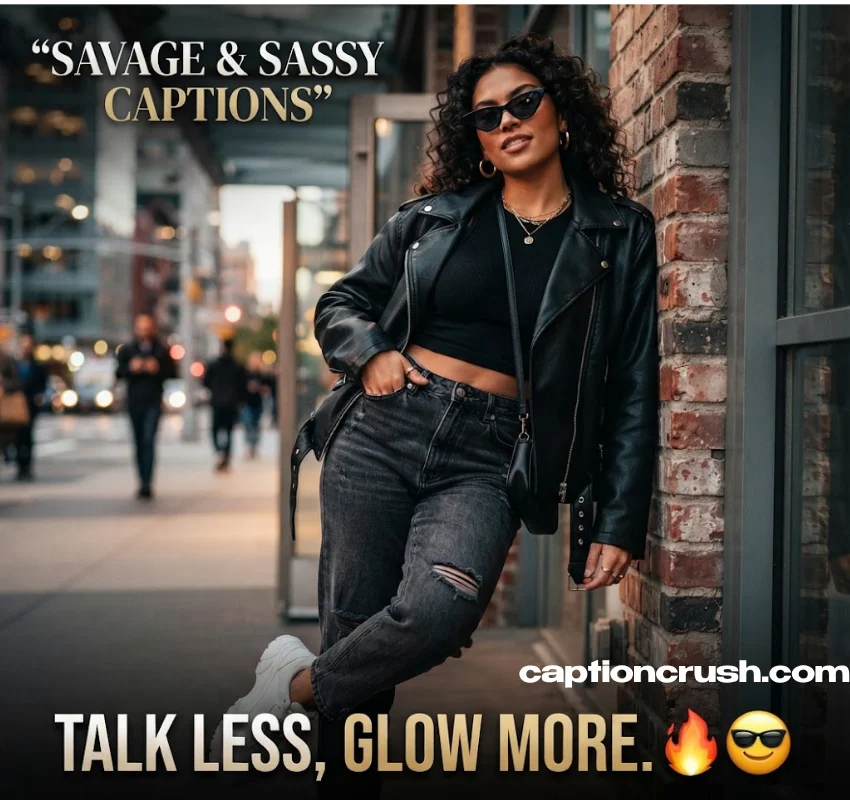 Savage and Sassy Insta Captions