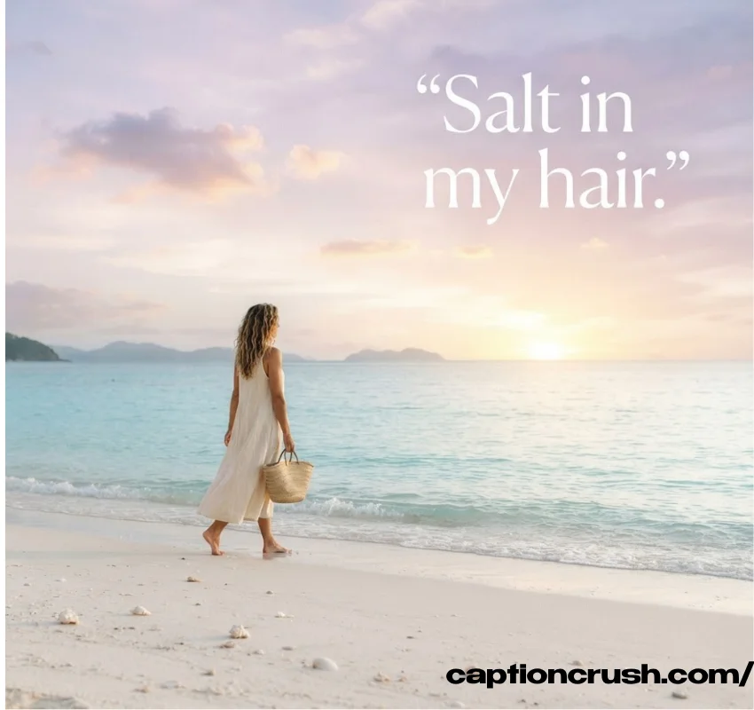 Short & Aesthetic Beach Captions for Instagram