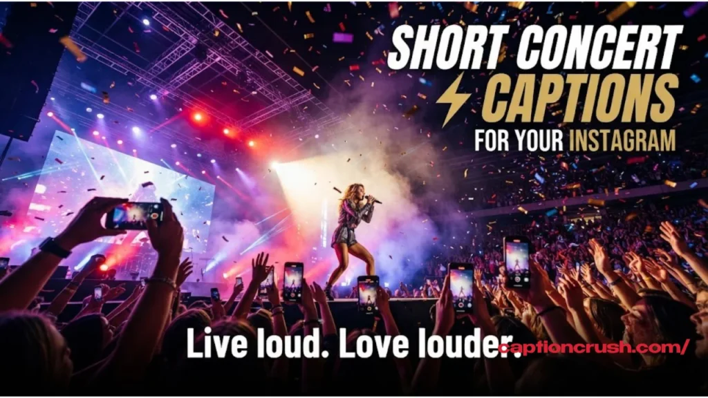 Short Concert Captions