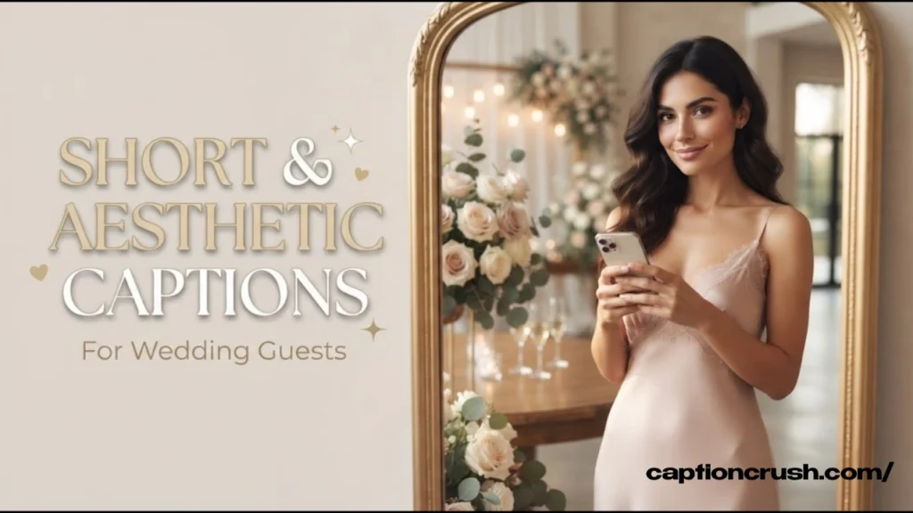Short, Simple & Aesthetic Wedding Captions