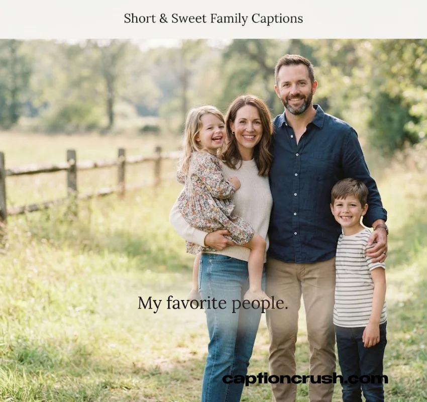 Family Photo Captions
