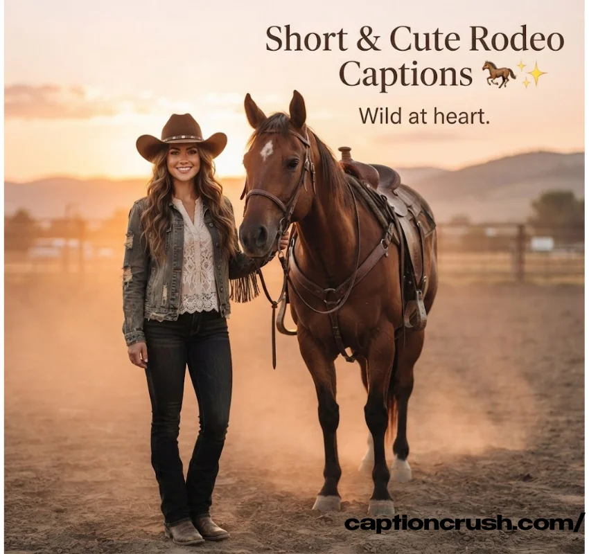 Short and Cute Rodeo Captions