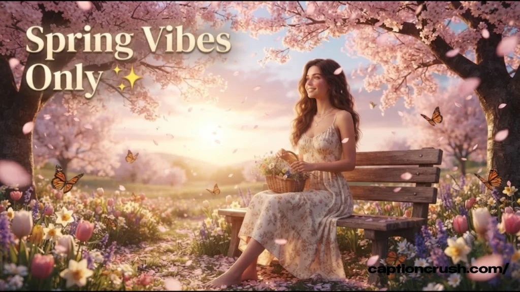 Spring Vibe & Aesthetic Captions for Instagram