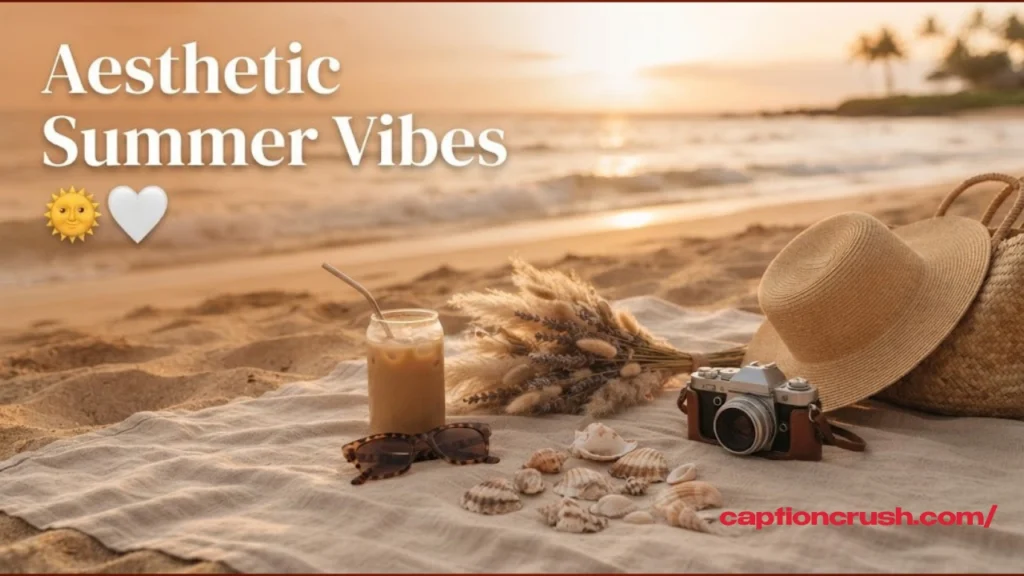 Vibe and Aesthetic End of Summer Captions