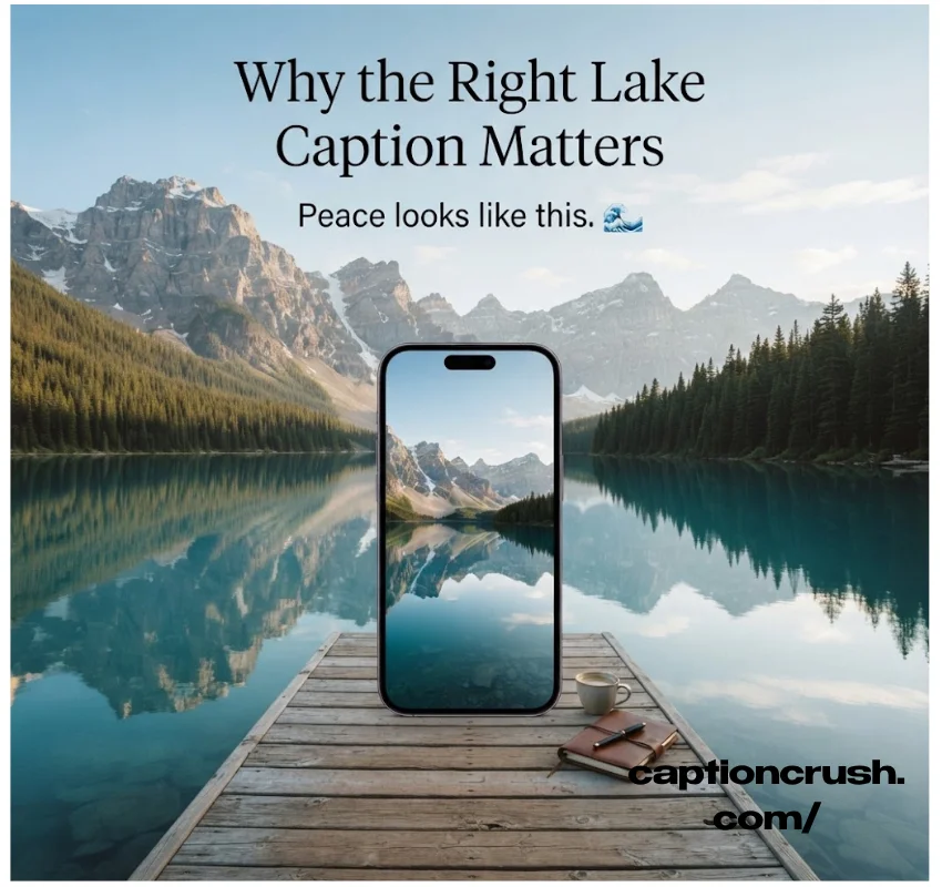 Why the Right Lake Caption for Instagram Matters