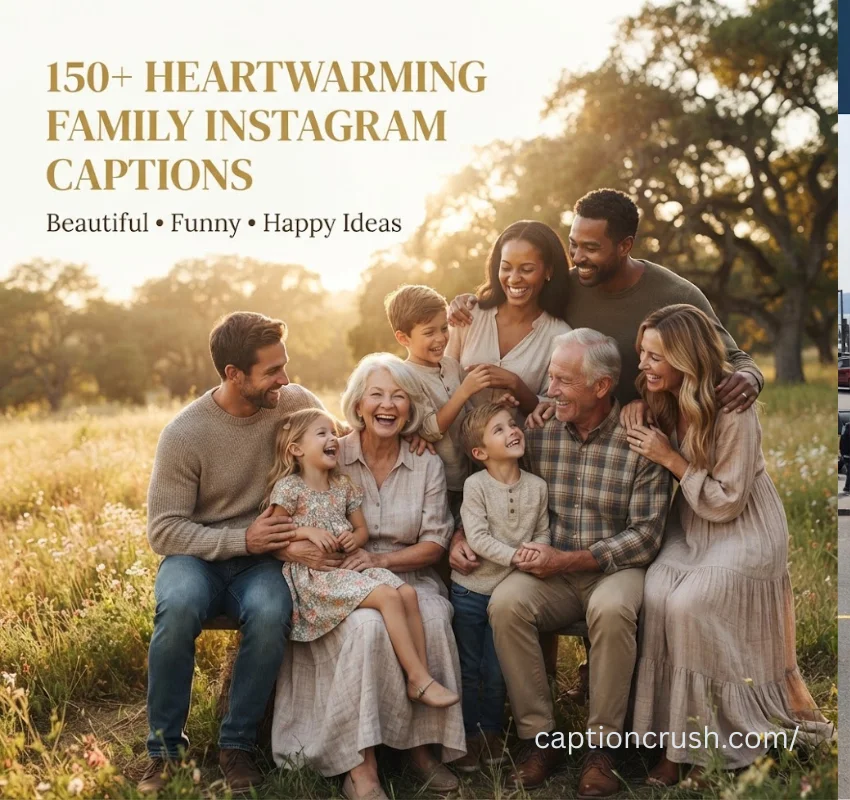 150+ Heartwarming Family Instagram Captions (2026)
