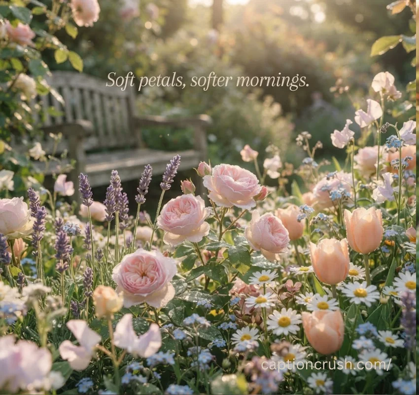 Aesthetic Flower Captions for Instagram