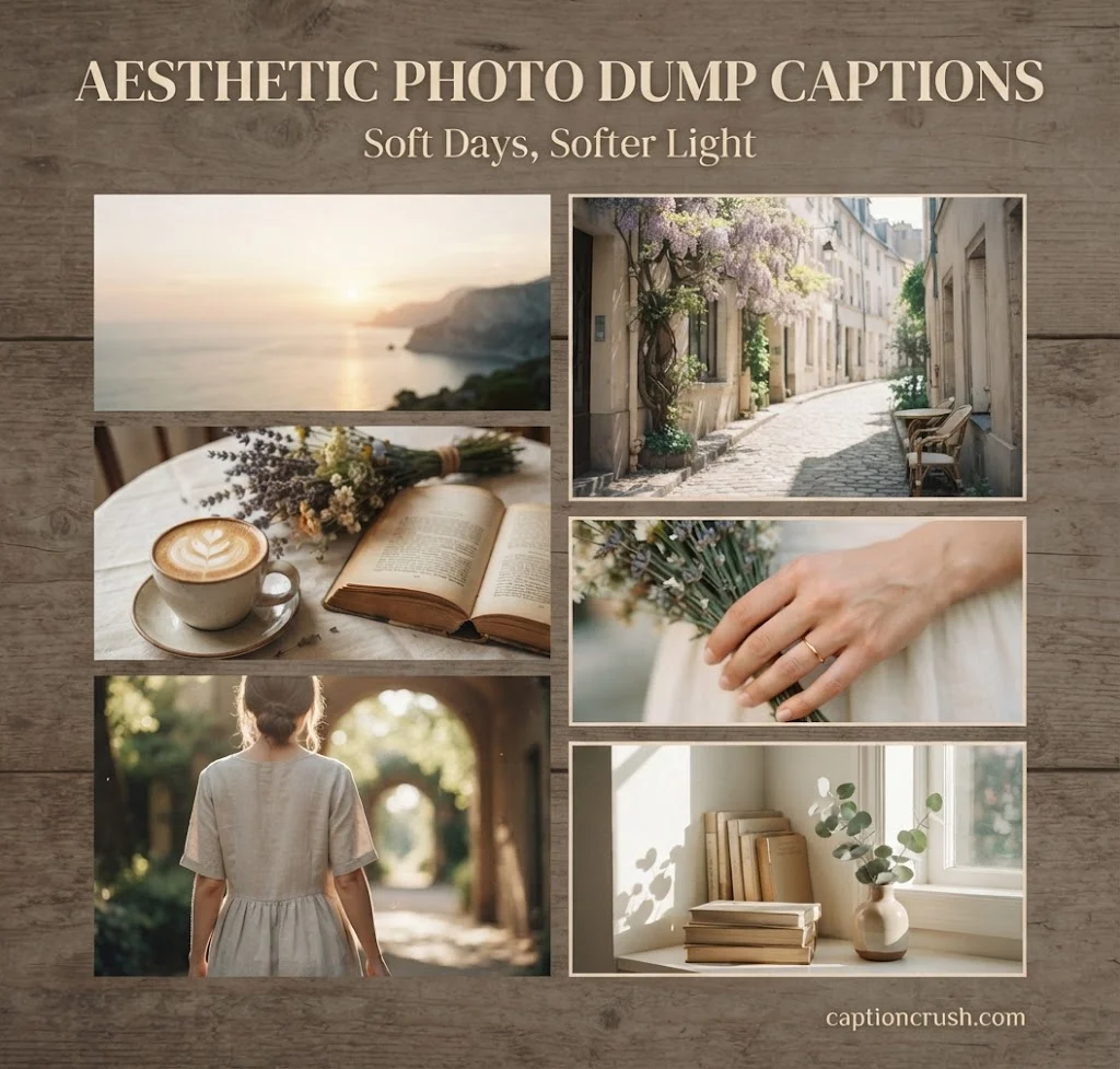 Aesthetic Instagram Captions for Photo Dumps