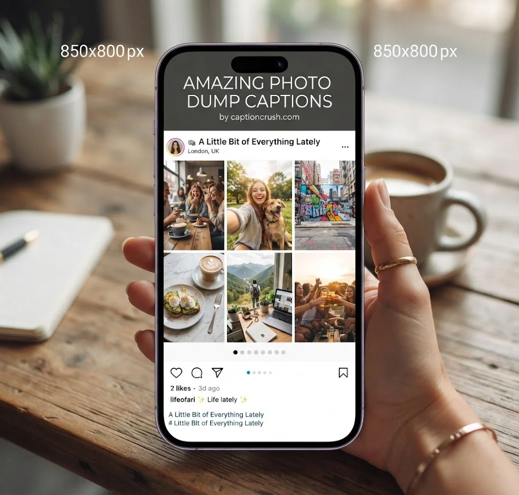 Amazing Instagram Captions for Photo Dumps