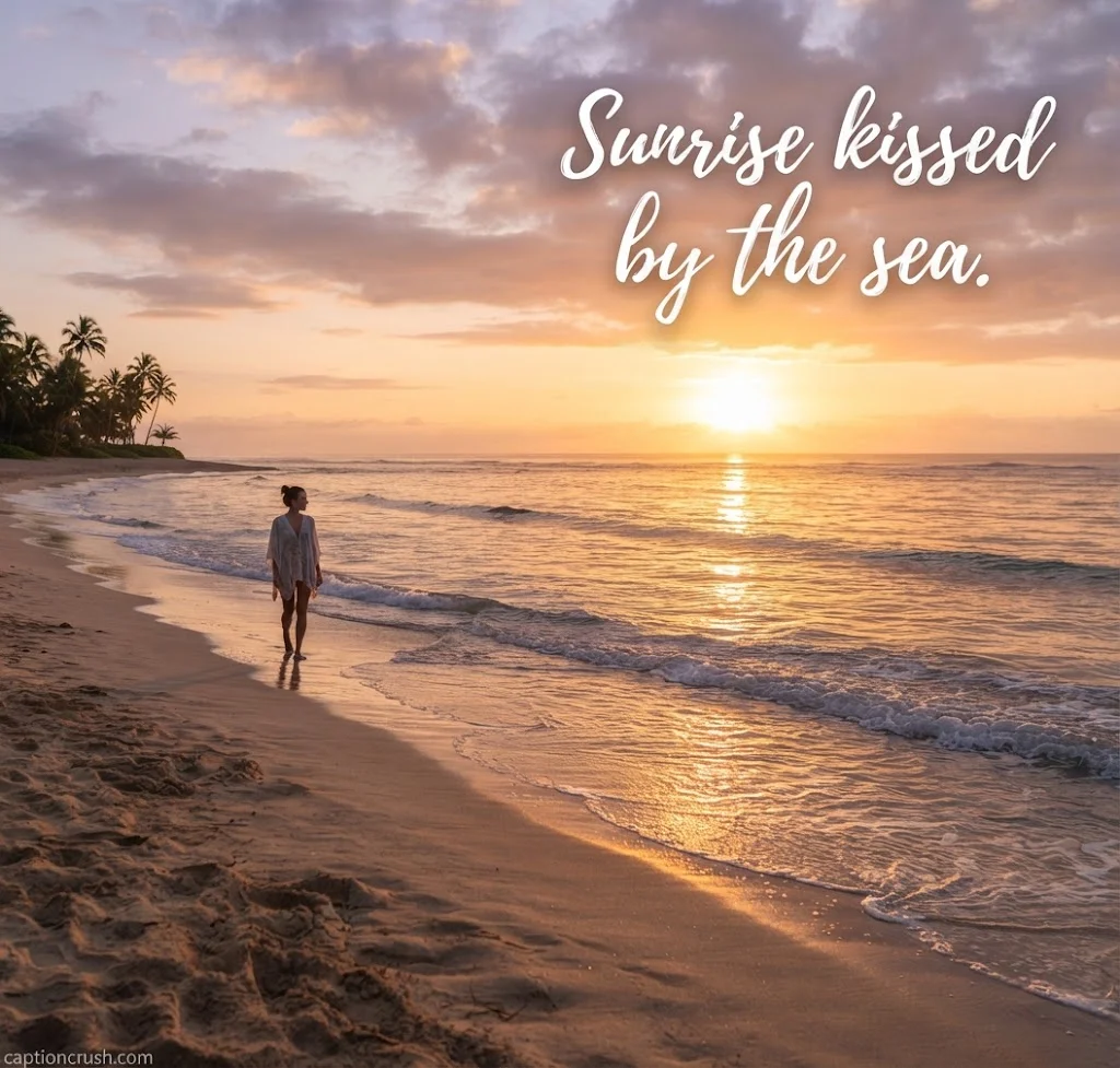 Beach Sunrise Captions