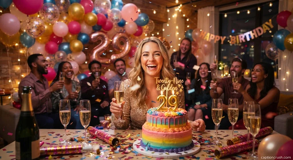 Catchy 29th Birthday Captions for Instagram
