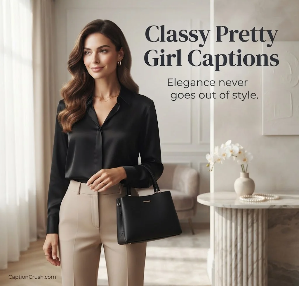 Classy Pretty Girl Captions for Instagram