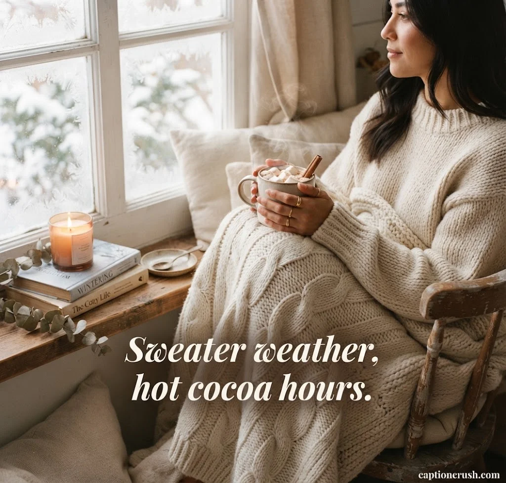Cozy December Captions