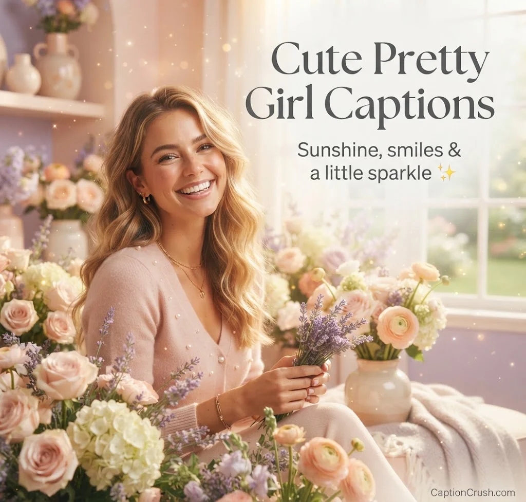 Cute Pretty Girl Captions for Instagram