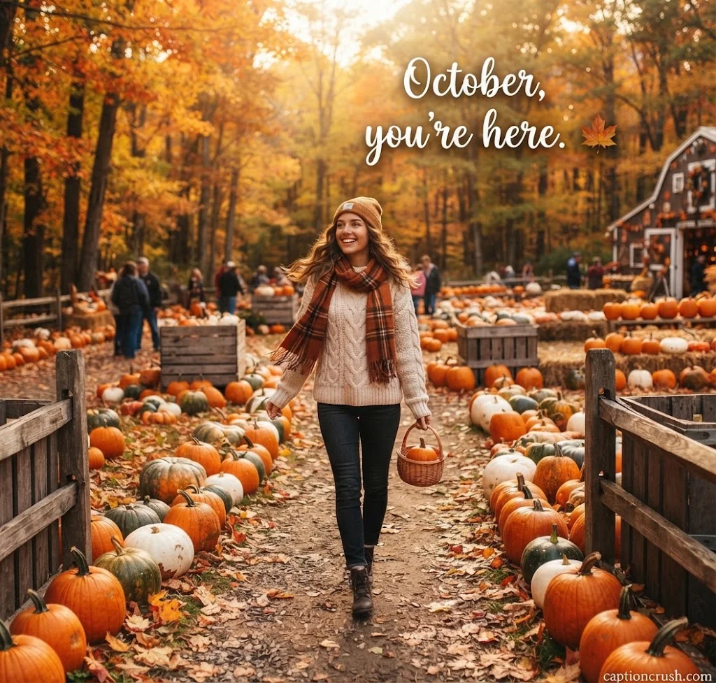 Cute & Short October Captions for Instagram