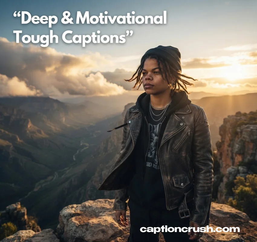 Deep & Motivational Tough Captions for Instagram