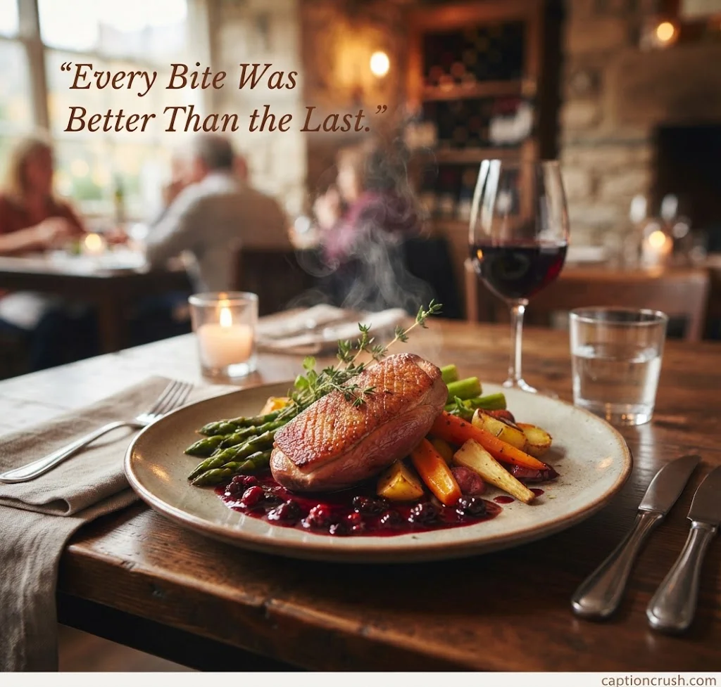 Delicious Food Captions