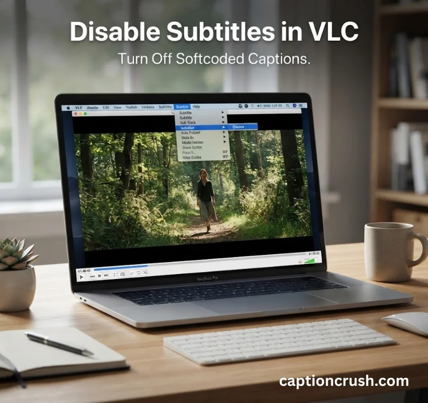 Disable the subtitle track in VLC