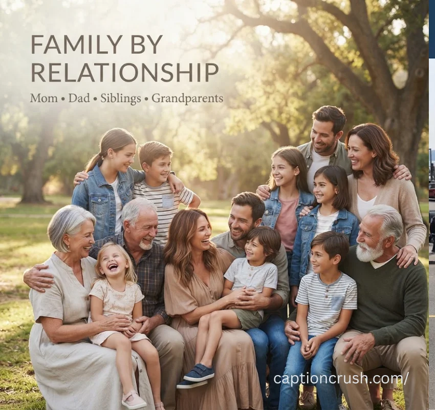Family Instagram Captions by Relationship