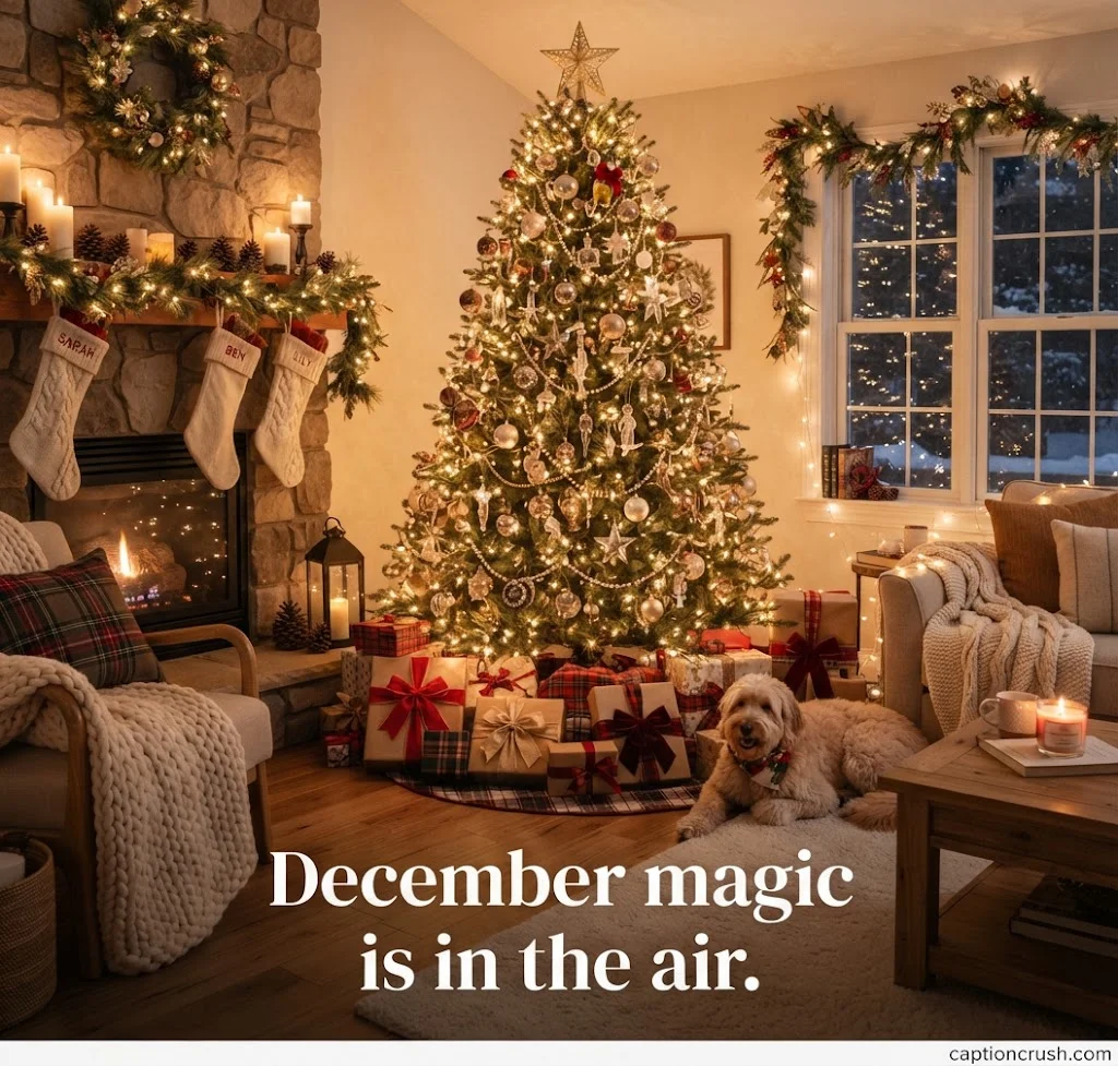 Festive December Captions