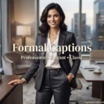 Formal Captions