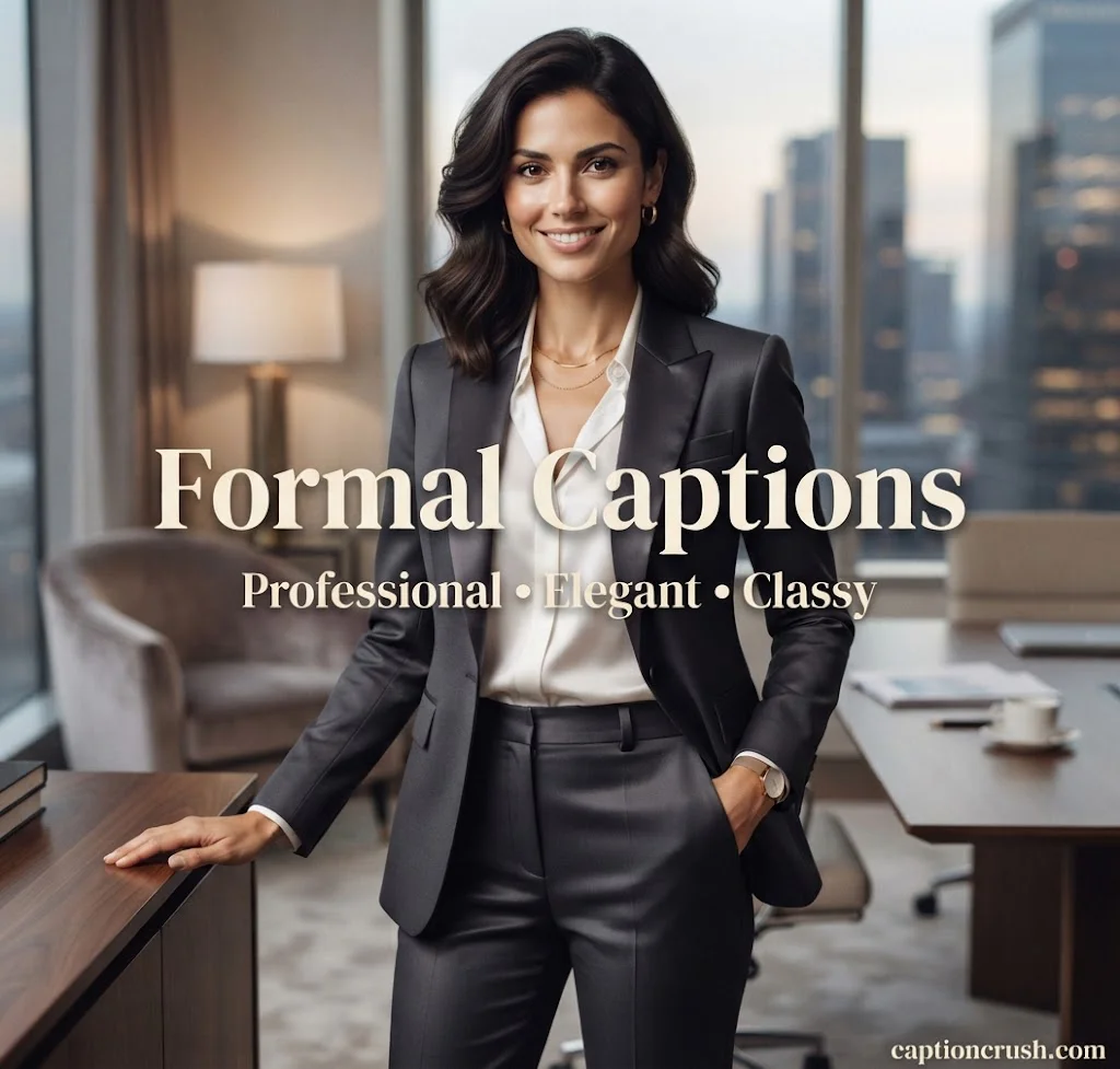 Formal Captions