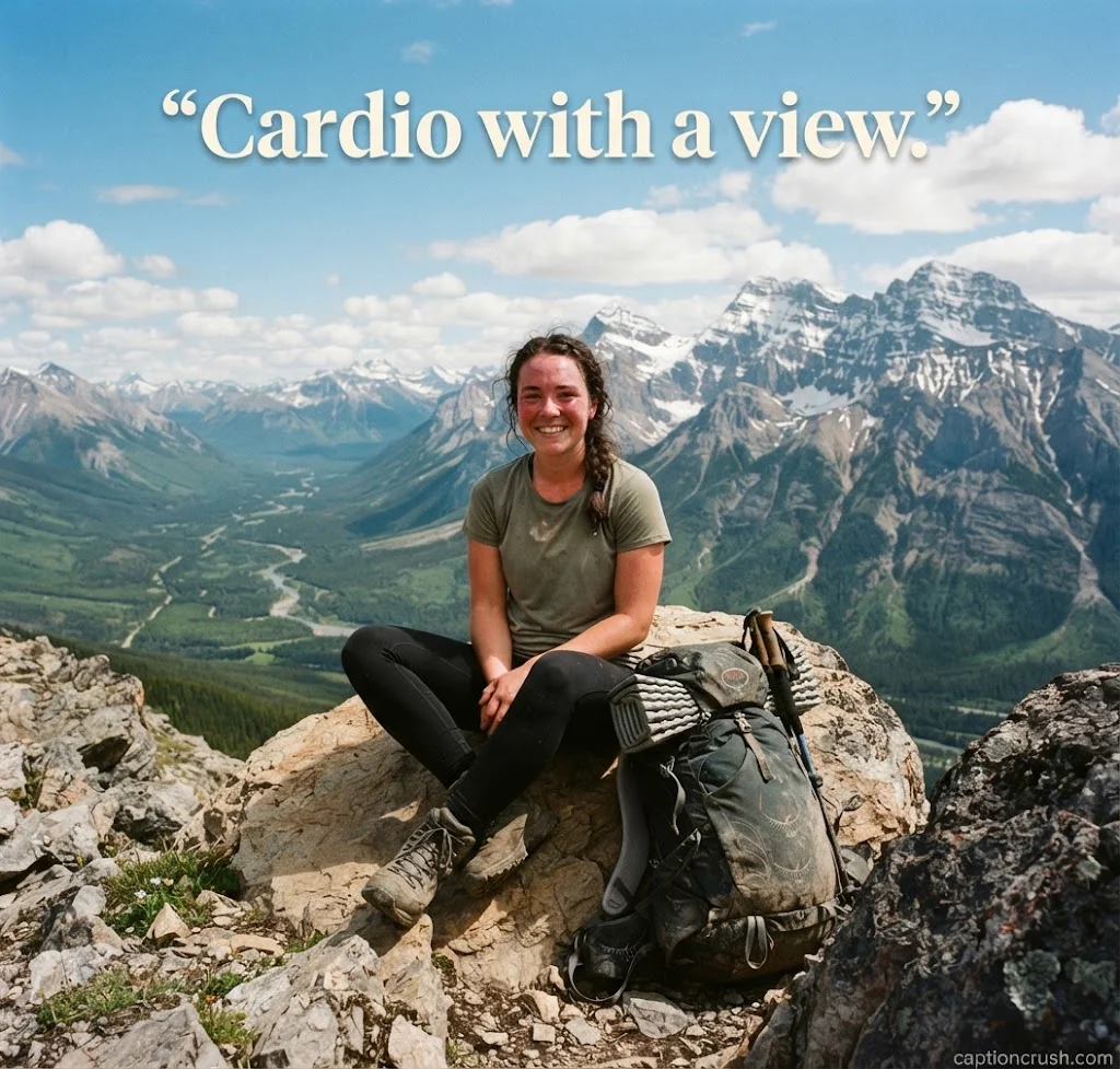 Funny, Cute & Aesthetic Mountain Captions