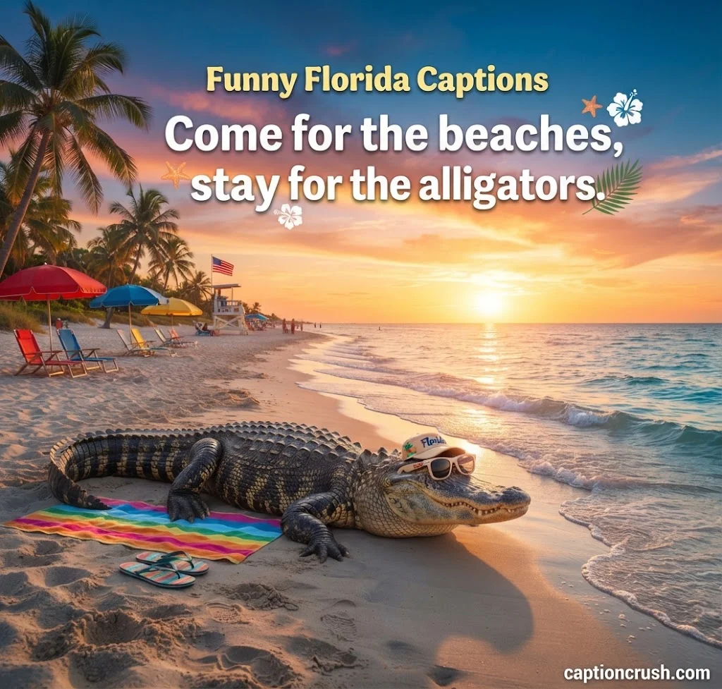 Funny Florida Captions for Instagram