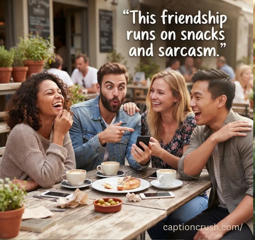 Funny Instagram Captions for Friends