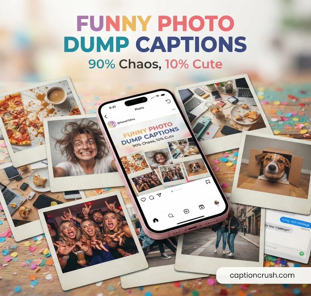 Funny Instagram Captions for Photo Dumps