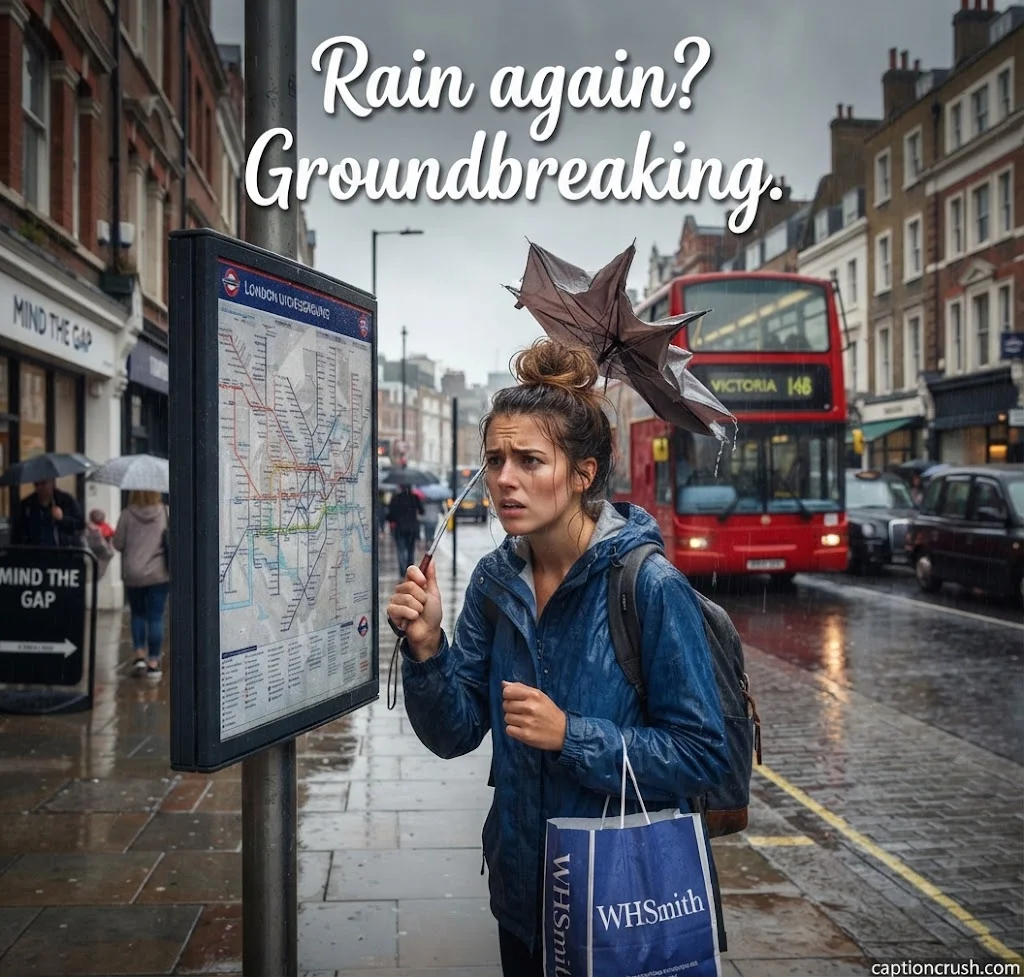 Funny, Quirky and Slang-Inspired London Captions
