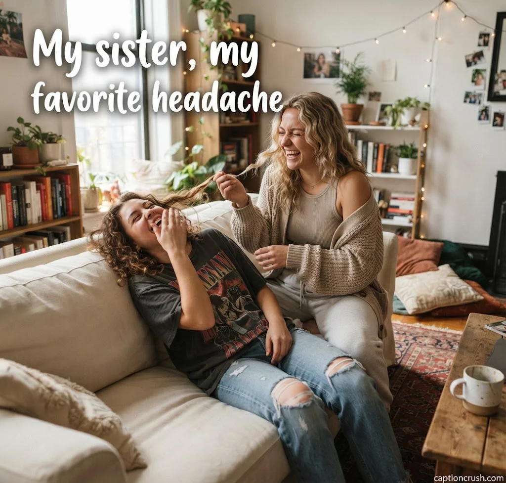 Funny Sister Captions for Instagram