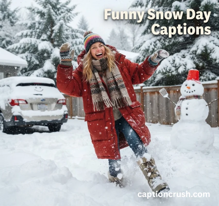 Funny Snow Day Captions for Instagram