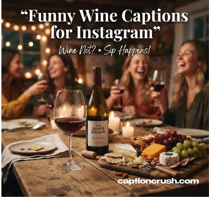 Funny Wine Captions for Instagram