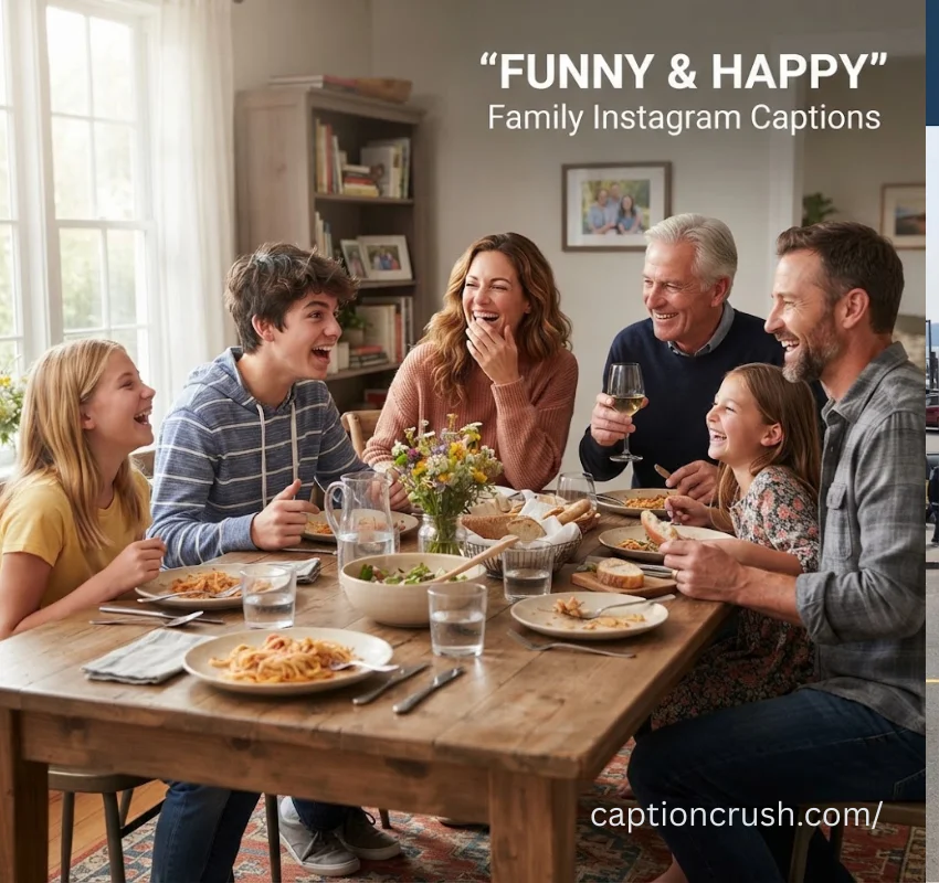 Funny and Happy Family Instagram Captions