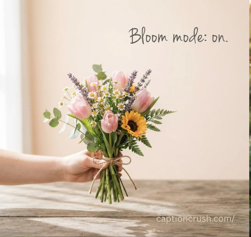 Funny and Motivational Flower Captions for Instagram