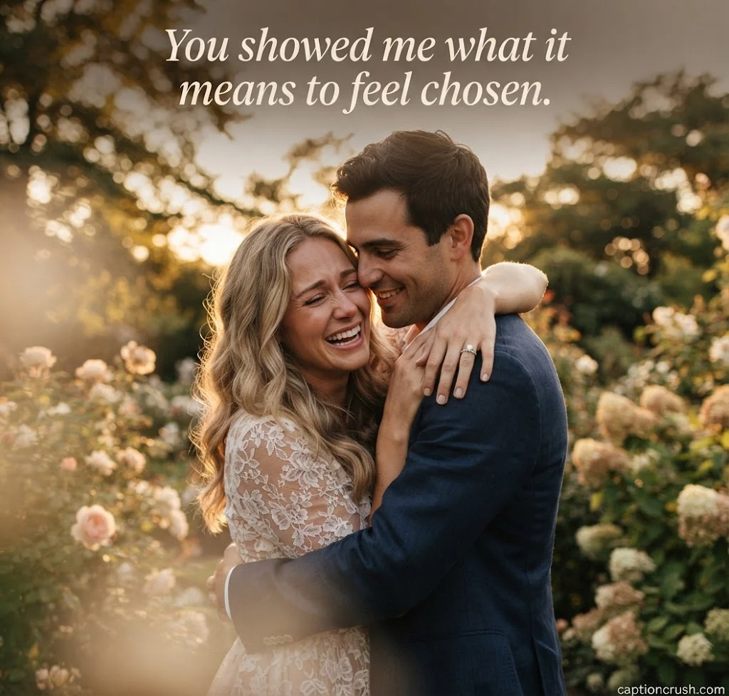 Heartfelt Engagement Captions