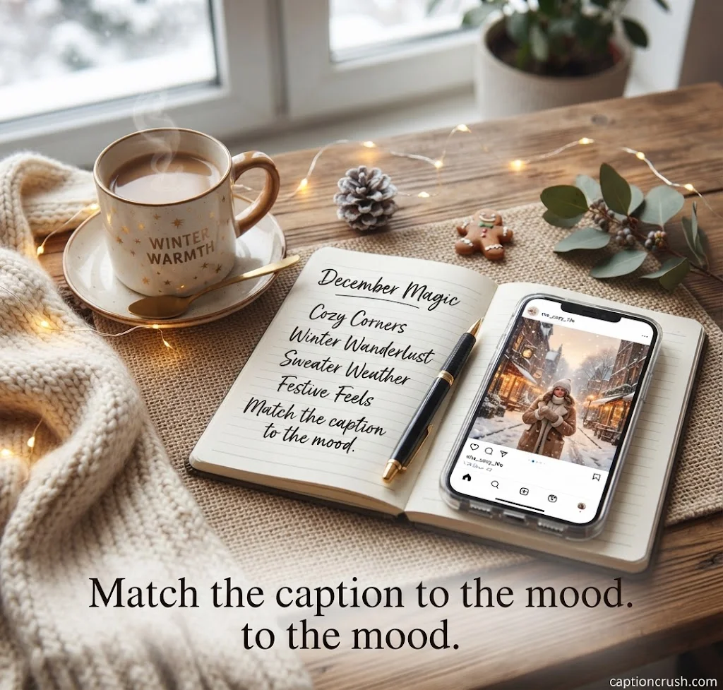 How to Choose the Best December Caption for Your Post