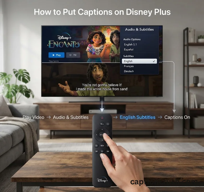 How to Put Captions