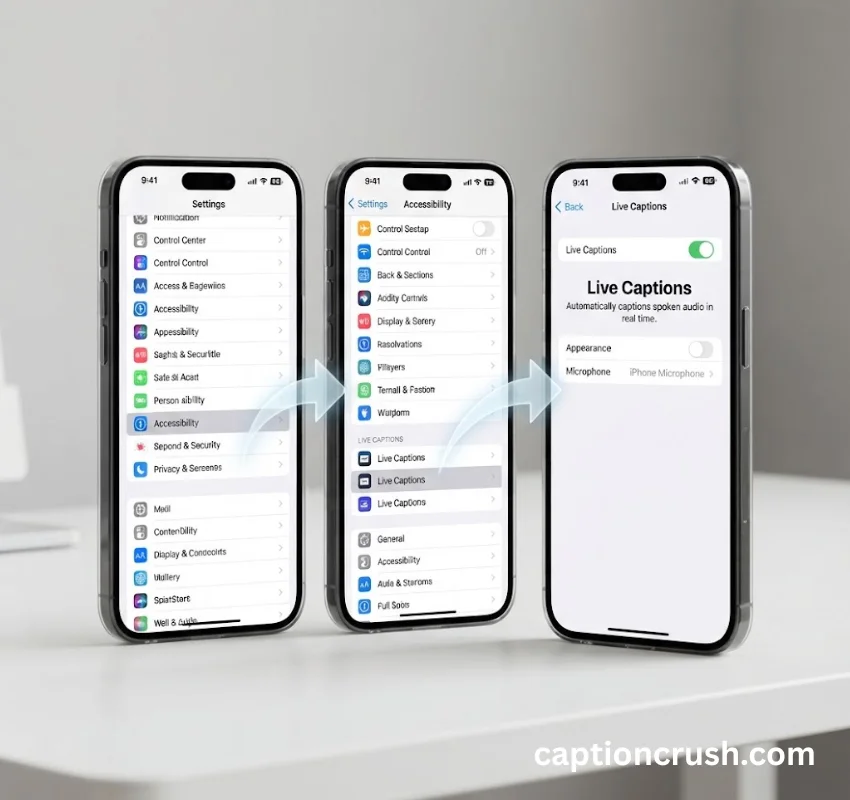 How to Turn On Live Captions on iPhone