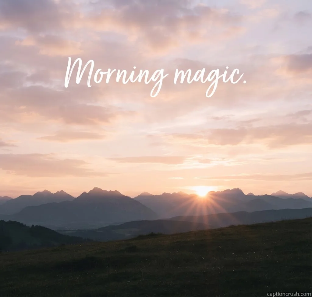 Inspiring Sunrise Captions About New Beginnings