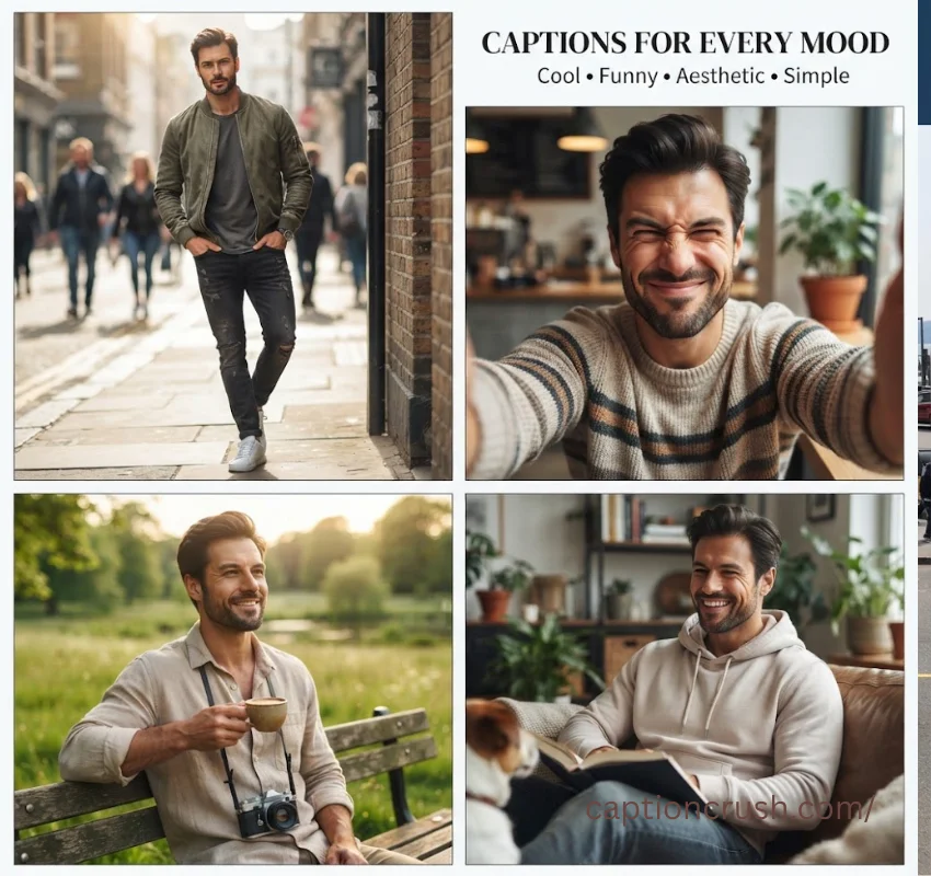 Instagram Captions for Men for Every Mood