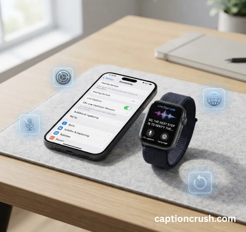 Live Captions on Apple Watch and Common Fixes
