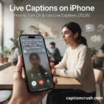 Live Captions on iPhone